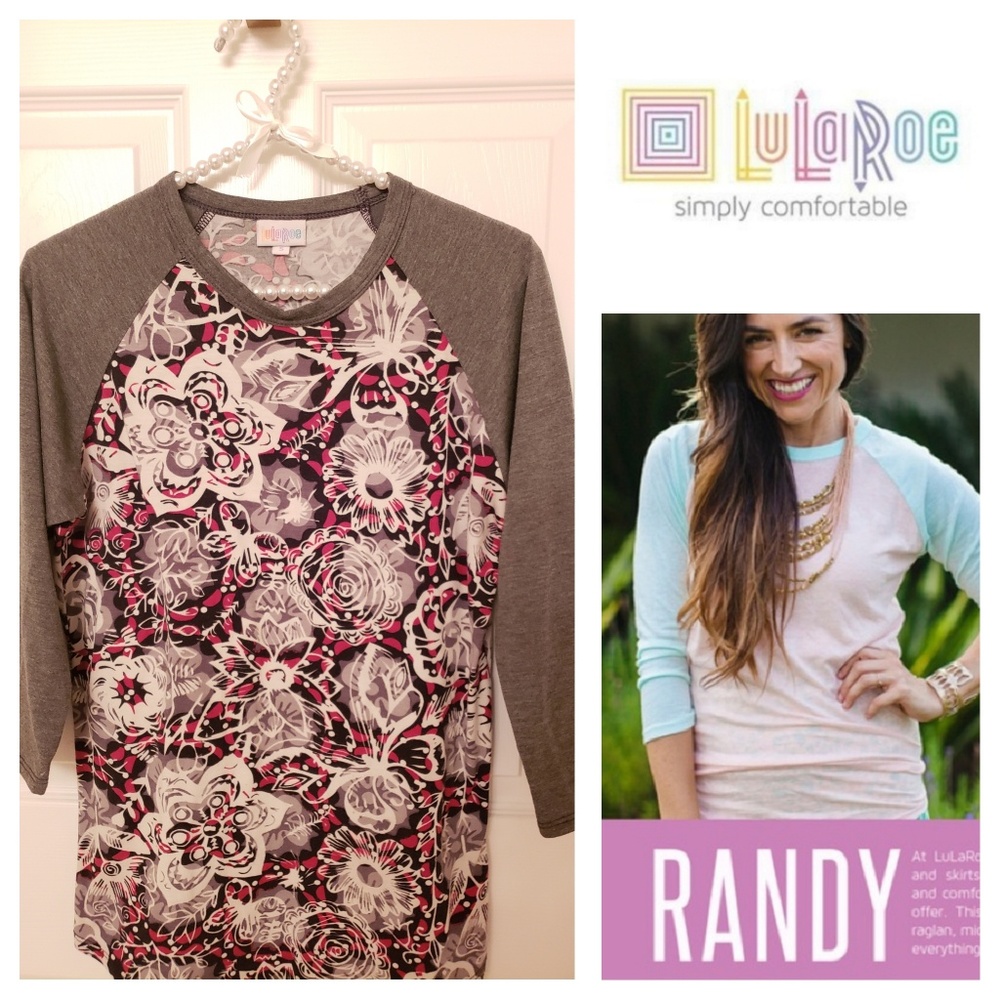 LulaRoe | Randy Tee w/ Design Size Small - Picture 2 of 8